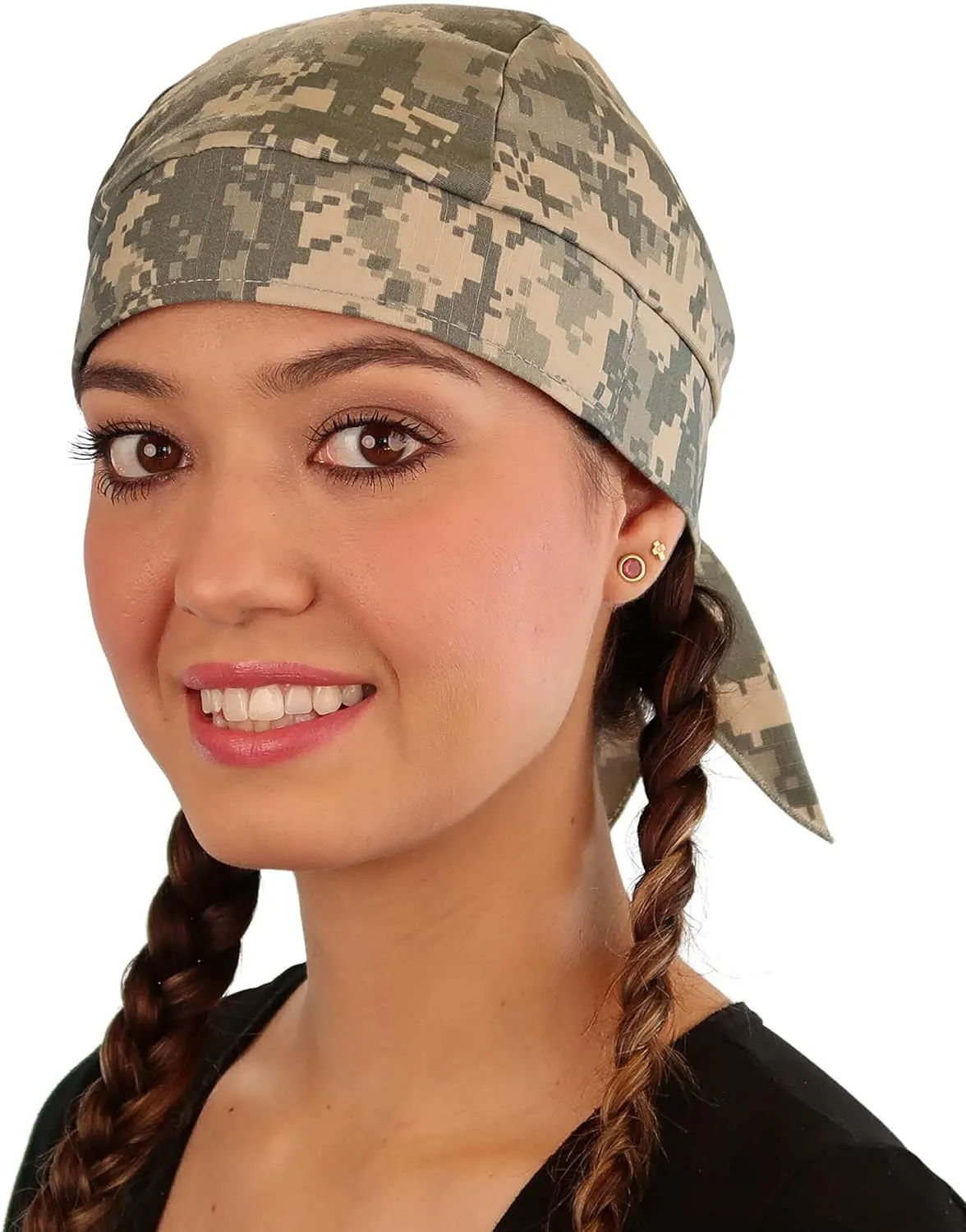 Sparkling EARTH - Skull Caps Doo Rags Do Rag Durag Headwrap Head Wraps Skullies - Made in The USA!