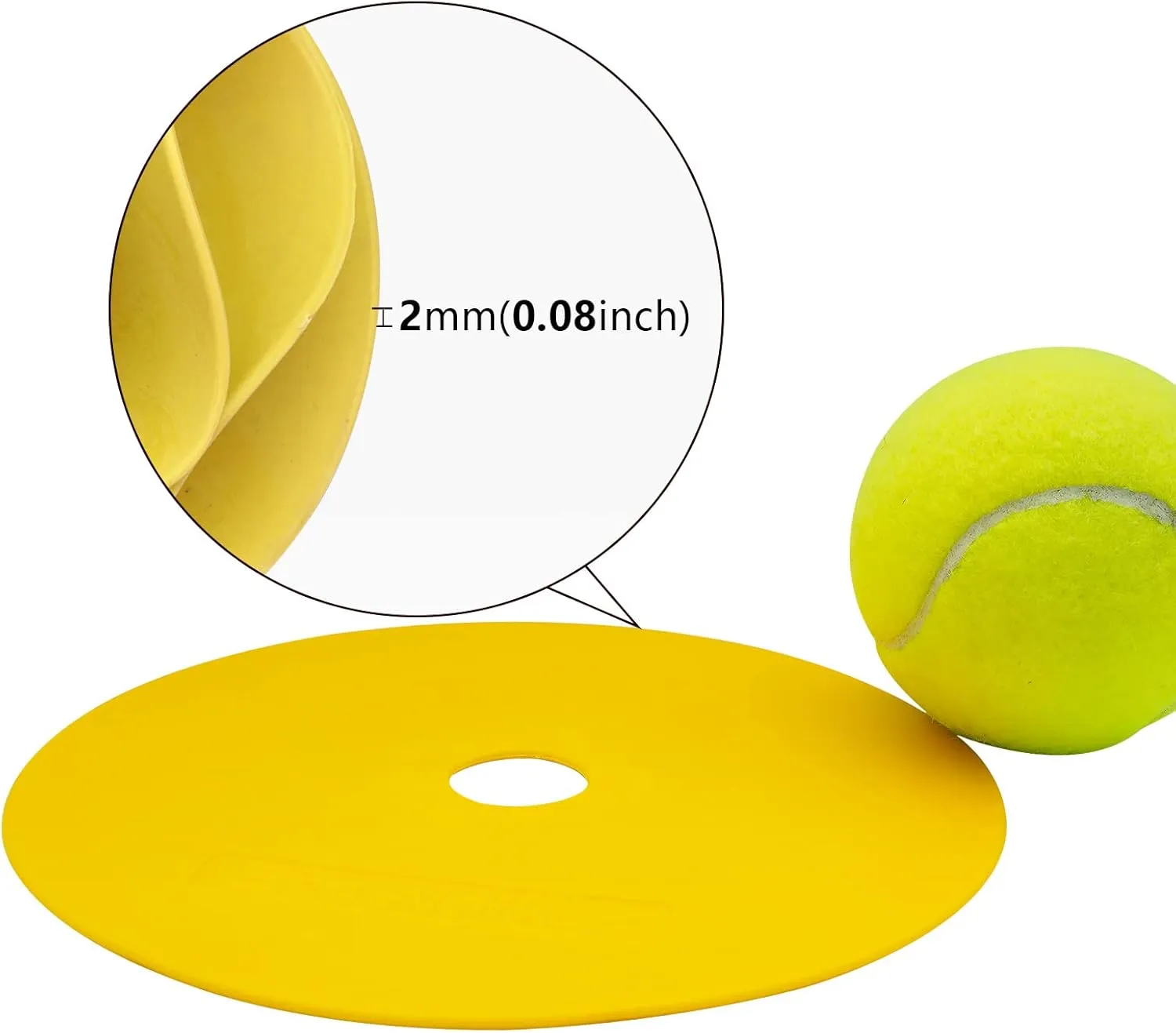 Spot Markers 6pcs 4inch 6inch 8inch 10inch 12inch Floor Marker for Kids Agility Training