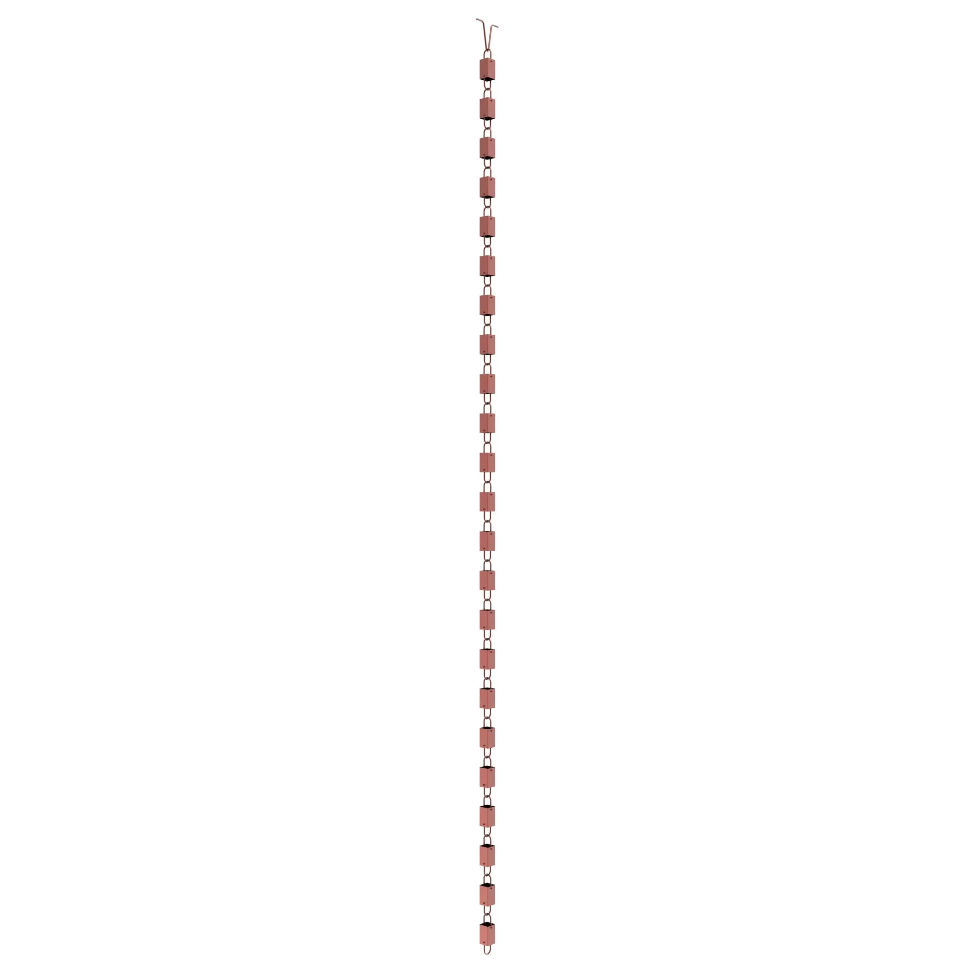 Square Link Rain Chain (Copper)