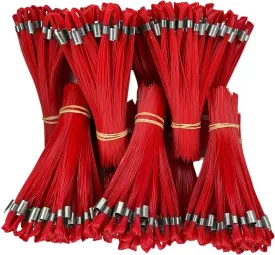 Stake Chaser Ground Marking Whiskers Red 6 Inch 500-Count (Flags only, no Nails) for Survey, Landscape Design, Construction Markers, Property Line Markers, Trail Markers