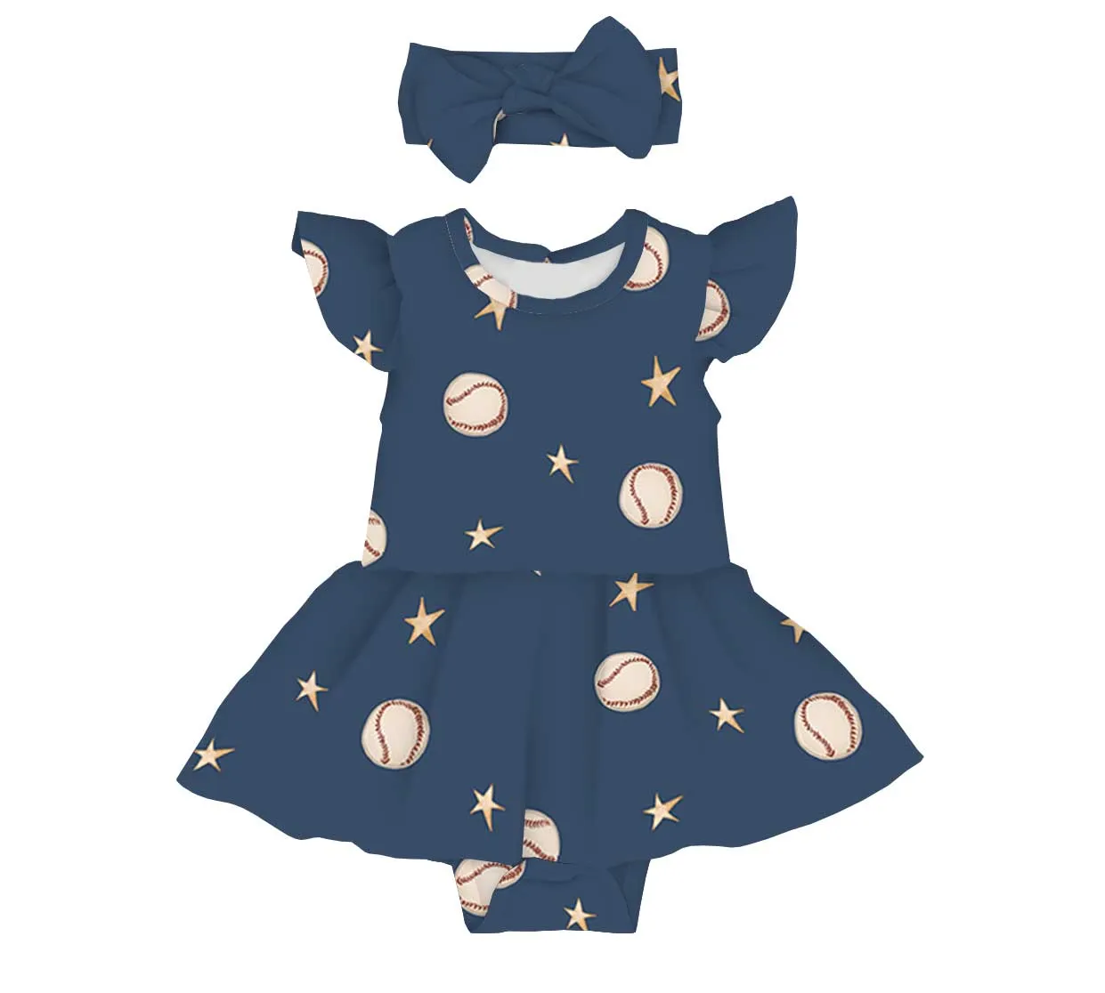 Summer Love Grand Slam - Twirl Skirt Bodysuit