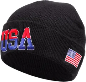 UMiCHOi USA Beanie Hats for Adults Men Women Black Gray Burgundy Hat Beanie Cap for Teens Youth
