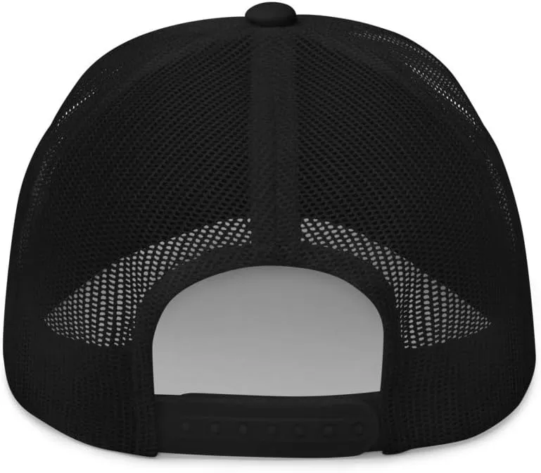 V for Vegan Veganism Embroidered Trucker Hat Cap Clothing Gift