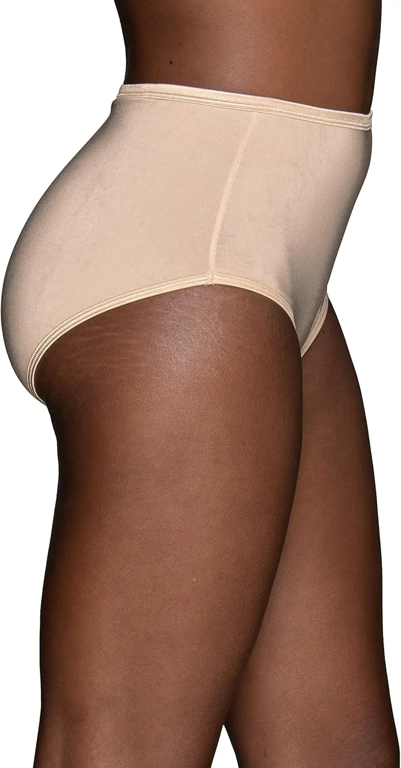 Vanity Fair Women's Illumination Brief Panties, Silky Stretch & Satin Trim