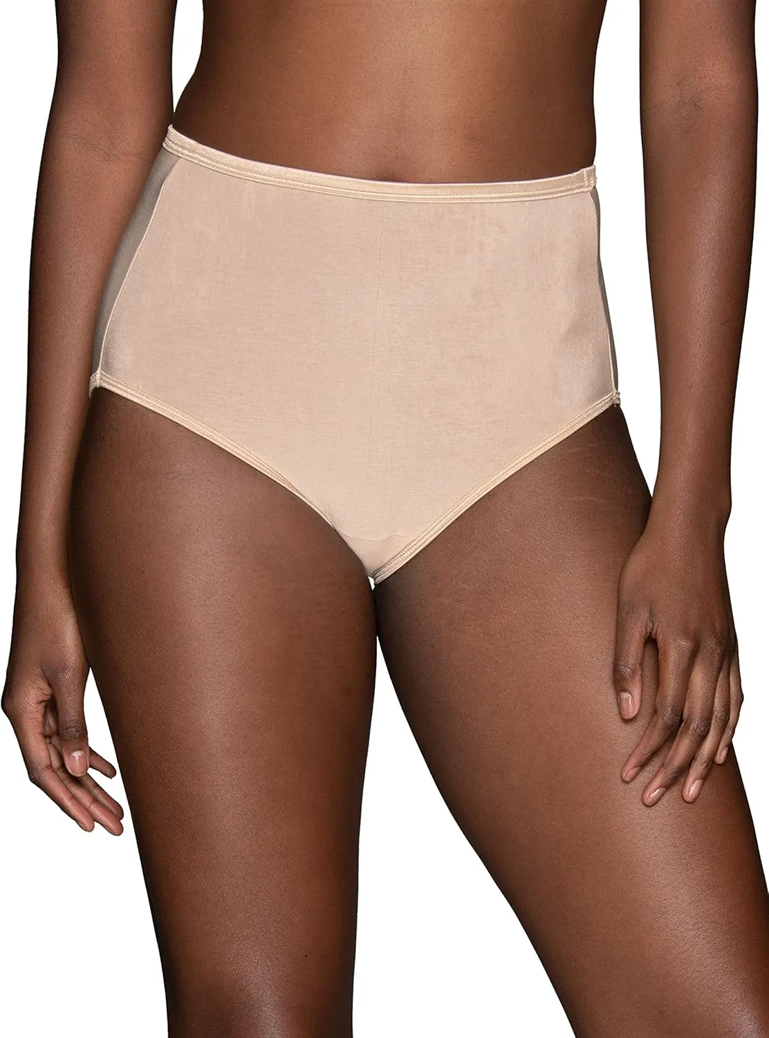 Vanity Fair Women's Illumination Brief Panties, Silky Stretch & Satin Trim