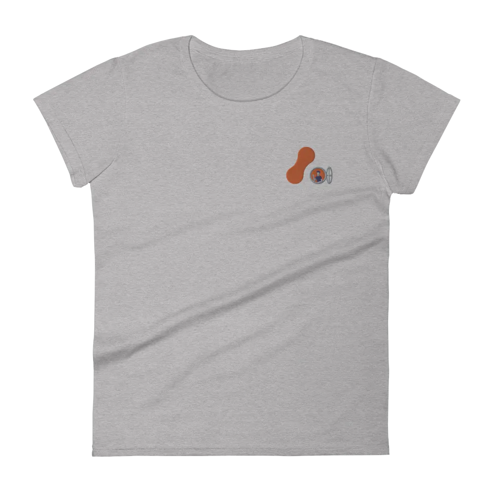 Women's Embroidered Adaptavist Hello Logo Design T-Shirt MC